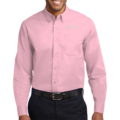 Embroidered EdFinancial - Long Sleeve Easy Care Shirt Thumbnail