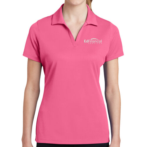 Embroidered EdFinancial - Ladies PosiCharge ® RacerMesh ® Polo Thumbnail