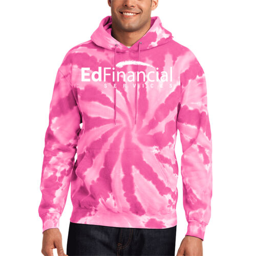 Printed - Tie Dye Pullover Hooded Sweatshirt Thumbnail