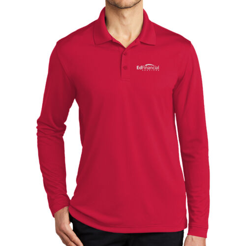 Embroidered  - Dry Zone ® UV Micro Mesh Long Sleeve Polo Thumbnail