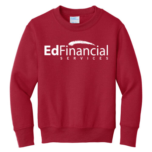 Printed  - Youth Core Fleece Crewneck Sweatshirt Thumbnail