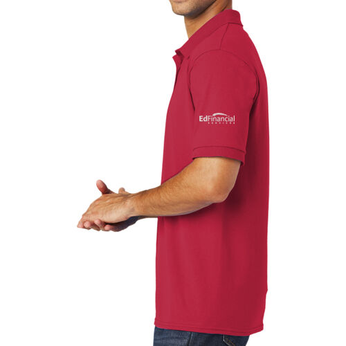Embroidered Sleeve - Core Blend Jersey Knit Polo Thumbnail