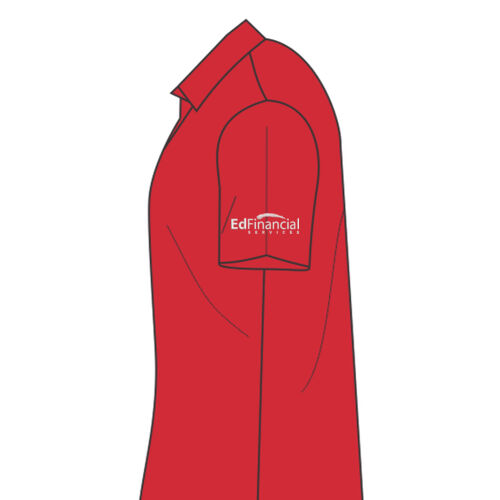 Embroidered Sleeve - Ladies Short Sleeve SuperPro React Twill Shirt Thumbnail