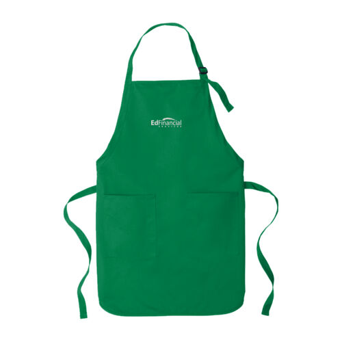 EdFinancial Embroidered - Full Length Two Pocket Bib Apron Thumbnail
