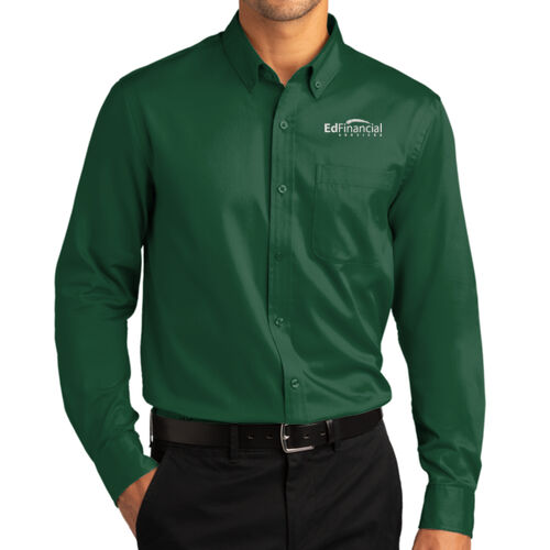 BBBS Embroidered - Long Sleeve SuperPro React ™ Twill Shirt Thumbnail