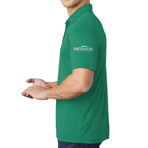 EdFinancial Embroidered Sleeve - Posi UV ® Pro Polo  Thumbnail