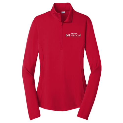 EdFinancial Embriodered - Ladies PosiCharge ® Competitor ™ 1/4 Zip Pullover Thumbnail