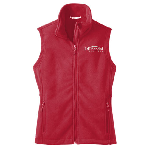 EdFinancial Embriodered - Ladies Value Fleece Vest Thumbnail