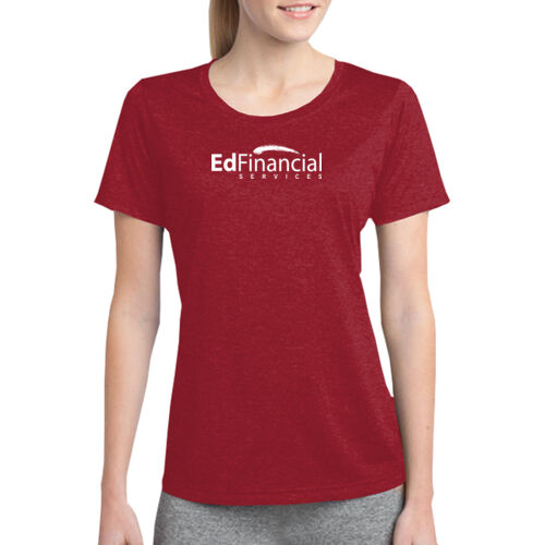 EdFinancial Printed - Ladies Heather Contender ™ Scoop Neck Tee Thumbnail