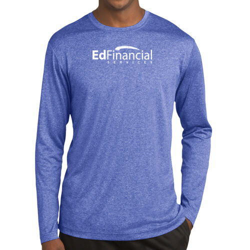 EdFinancial Printed - Long Sleeve Heather Contender ™ Tee Thumbnail