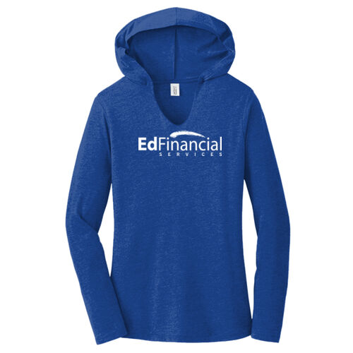 EdFinancial Printed - Women's Perfect Tri ® Long Sleeve Hoodie Thumbnail