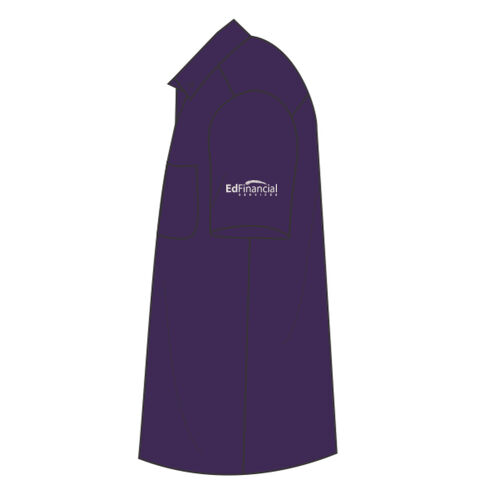 EdFinancial Sleeve Embroidered  - Tall Short Sleeve Easy Care Shirt Thumbnail
