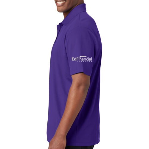 EdFinancial Sleeve Embroidered  - PosiCharge ® RacerMesh ® Polo Thumbnail