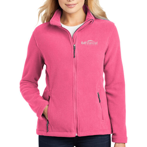 Embroidered EdFinancial - Ladies Value Fleece Jacket Thumbnail