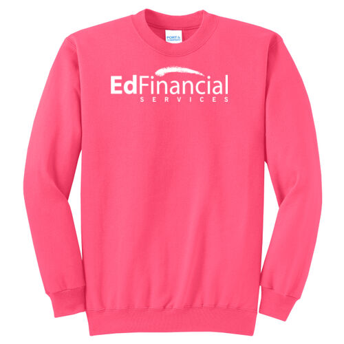 EdFinancial Printed - Core Fleece Crewneck Sweatshirt Thumbnail