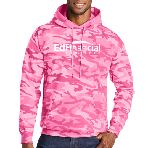 EdFinancial Printed - Core Fleece Camo Pullover Hooded Sweatshirt Thumbnail