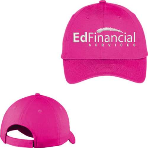 EdFinancial Embroidered - Six Panel Unstructured Twill Cap Thumbnail