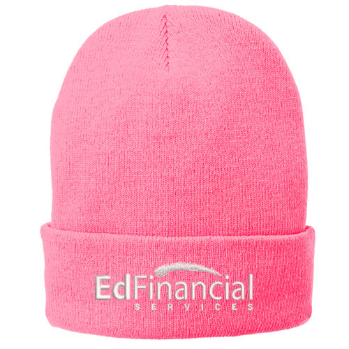 EdFinancial Embroidered - Fleece Lined Knit Cap Thumbnail