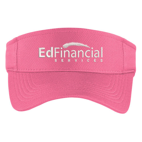 EdFinancial Embroidered - PosiCharge ® RacerMesh ® Visor Thumbnail