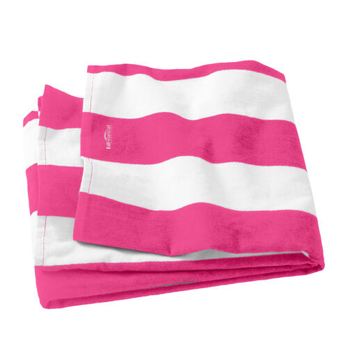 EdFinancial Embroidered - Cabana Stripe Beach Towel Thumbnail