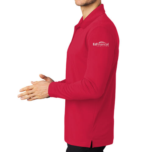 Embroidered Sleeve - Dry Zone ® UV Micro Mesh Long Sleeve Polo Thumbnail