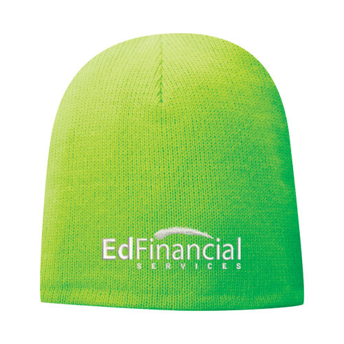 EdFinancial Embroidered - Fleece Lined Beanie Cap Thumbnail