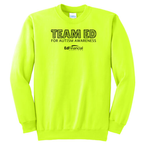 EdFinancial Autism  - Tall Essential Fleece Crewneck Sweatshirt Thumbnail