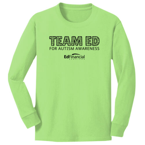 EdFinancial Autism  - Youth Long Sleeve Core Cotton Tee Thumbnail