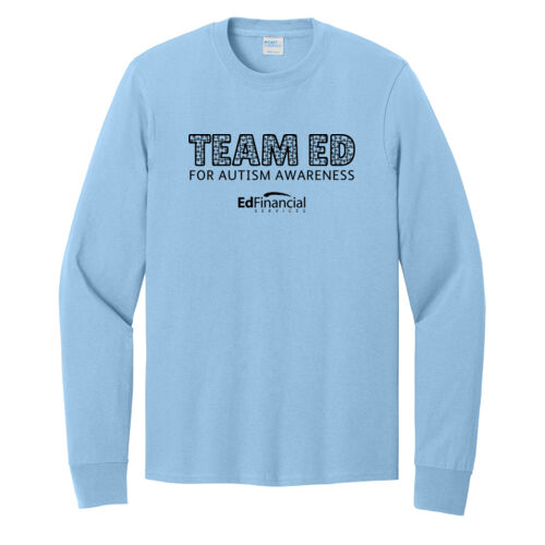 EdFinancial Autism  - Long Sleeve Core Cotton Tee Thumbnail