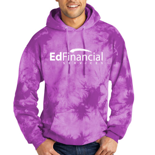 Printed   - Crystal Tie Dye Pullover Hoodie Thumbnail
