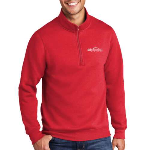 Embroidered  - Core Fleece 1/4 Zip Pullover Sweatshirt Thumbnail