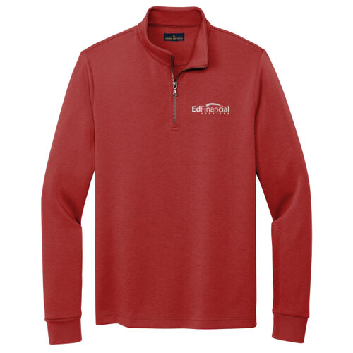 Embroidered  - Double Knit 1/4 Zip Thumbnail